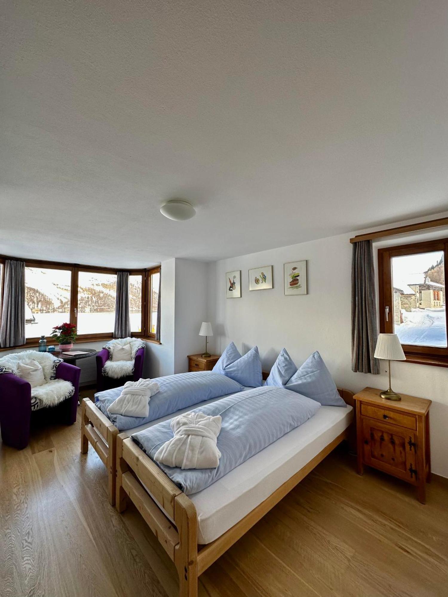 Hotel Ristorante Lagrev Maloja Kültér fotó