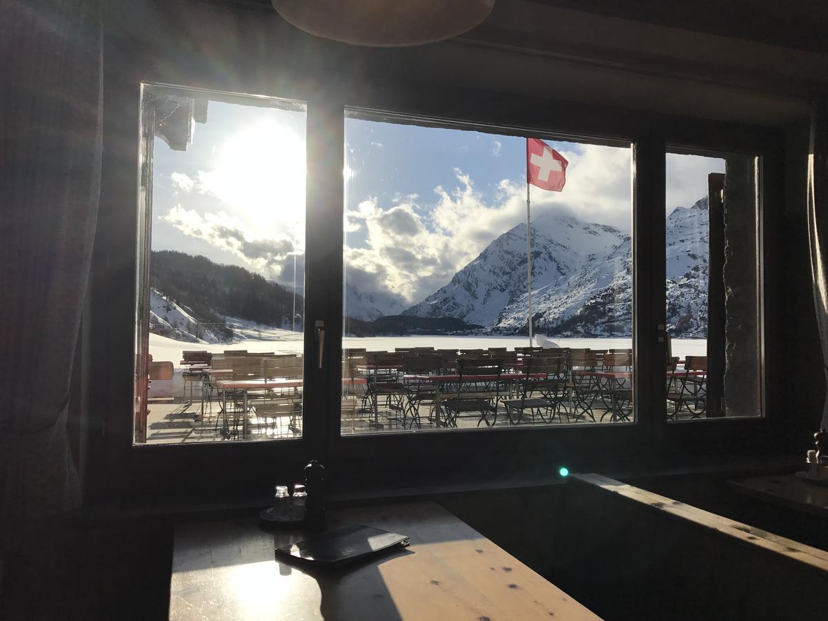 Hotel Ristorante Lagrev Maloja Kültér fotó